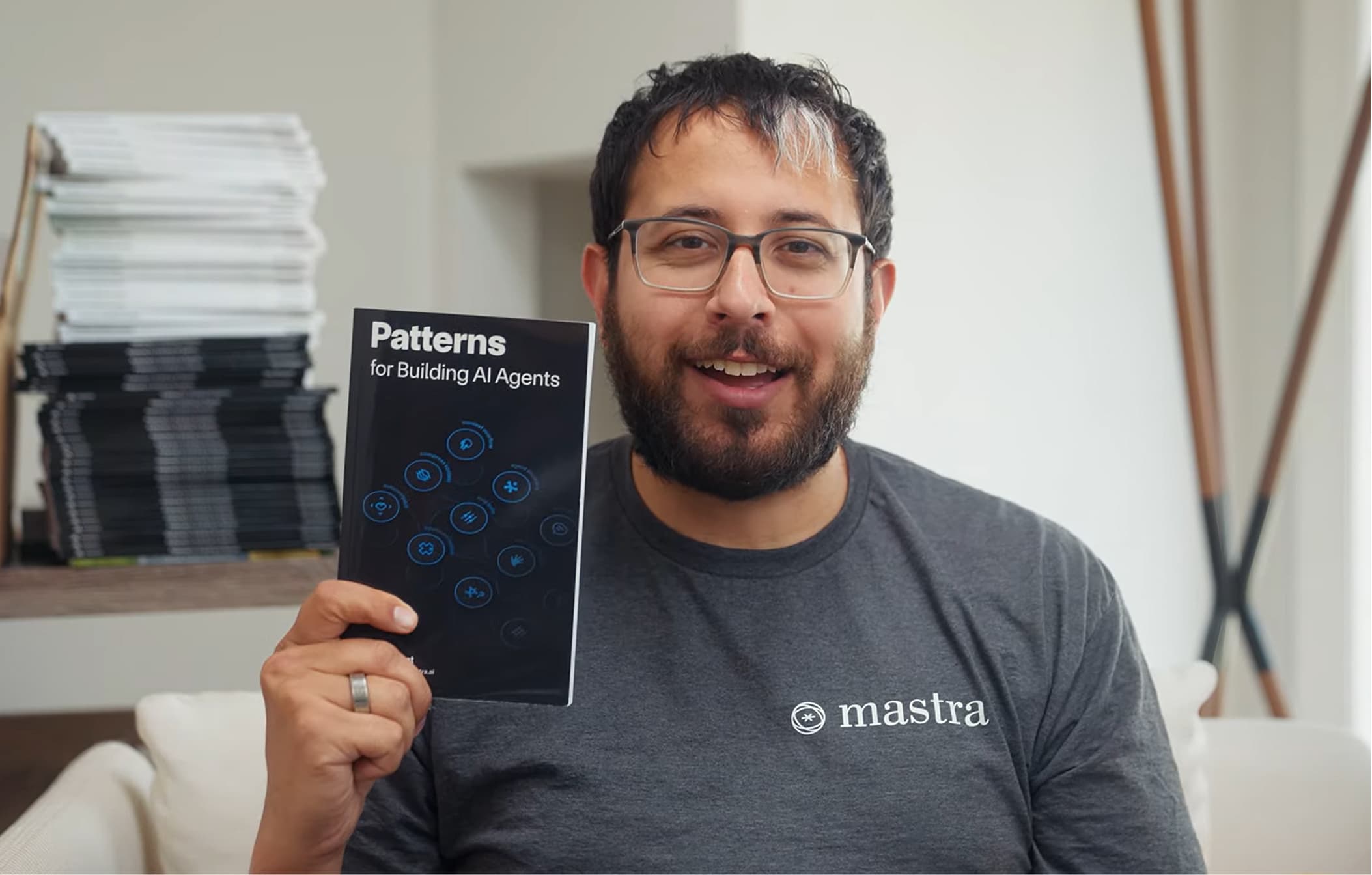 Sam Bhagwat introducing Patterns for Building AI Agents.