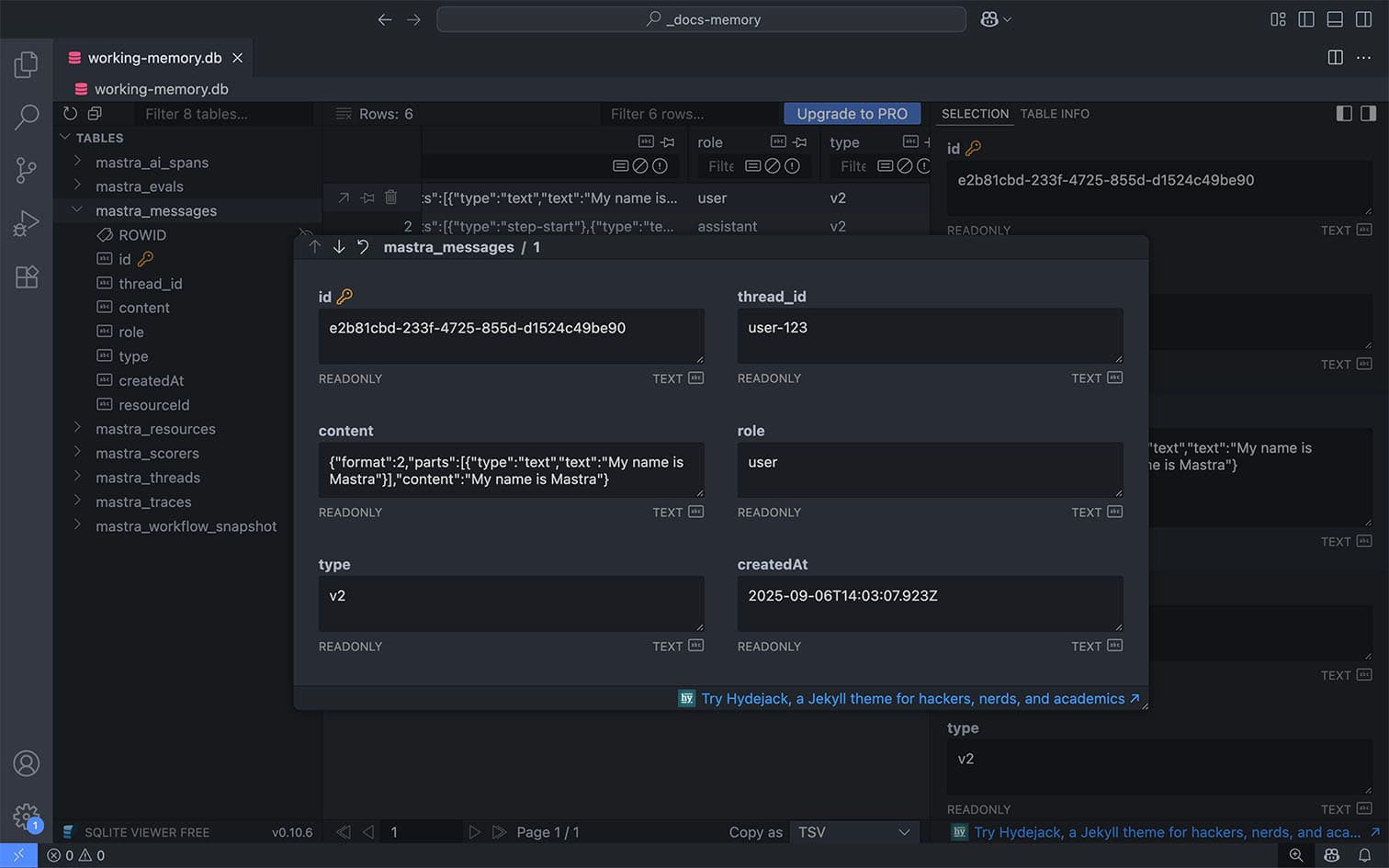 SQLite Viewer