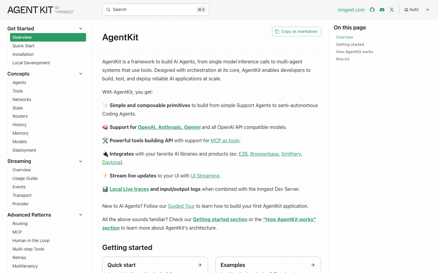 Inngest AgentKit