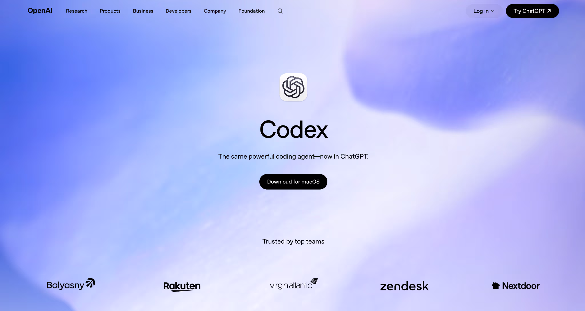 Codex: AI coding agent with autonomous execution
