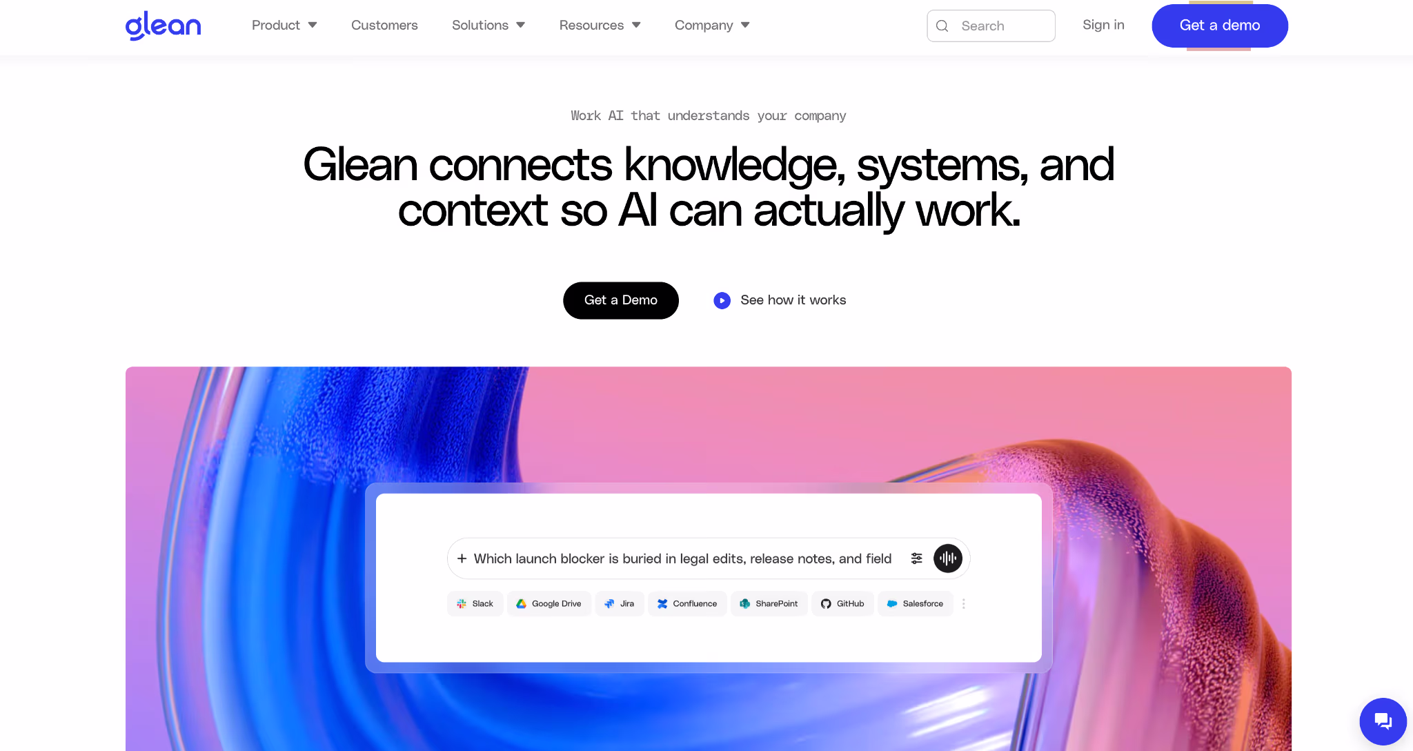 Glean: best for enterprise knowledge and automation