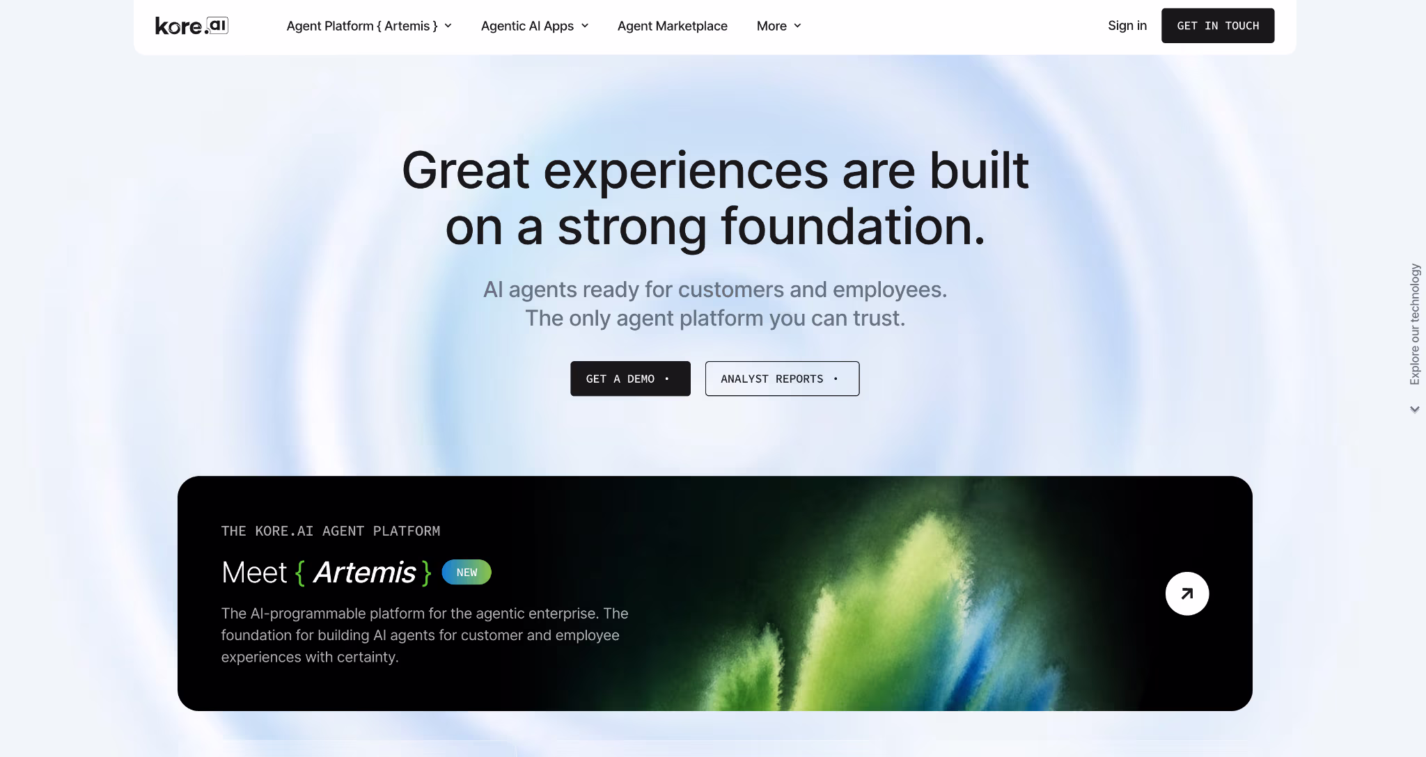 Kore.ai: best for enterprise conversational AI