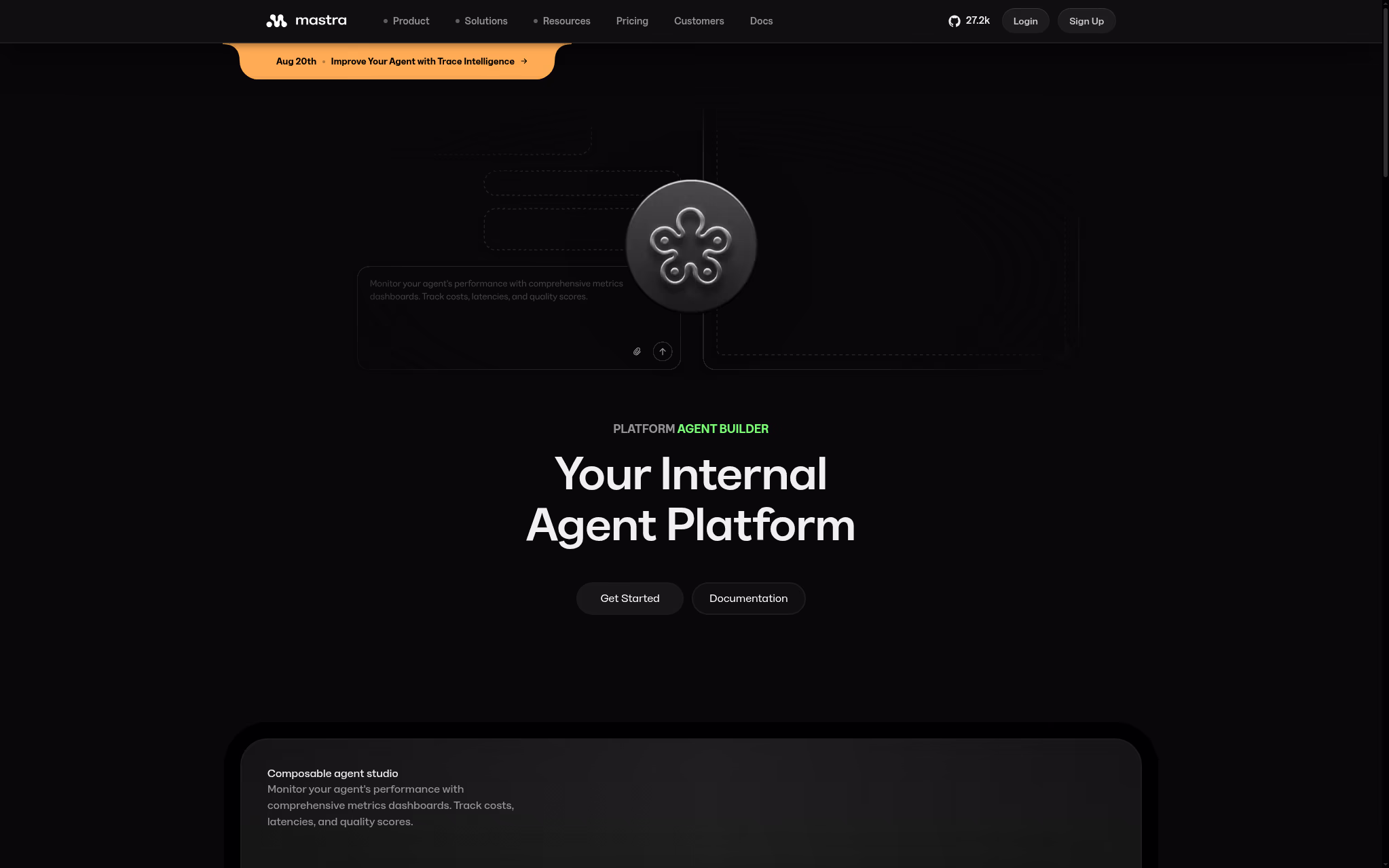 Mastra Agent Builder: no-code agent builder with full source-code ownership.
