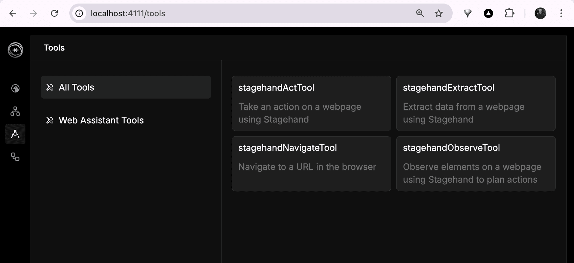 Web Browsing Tools in Mastra Dev Playground