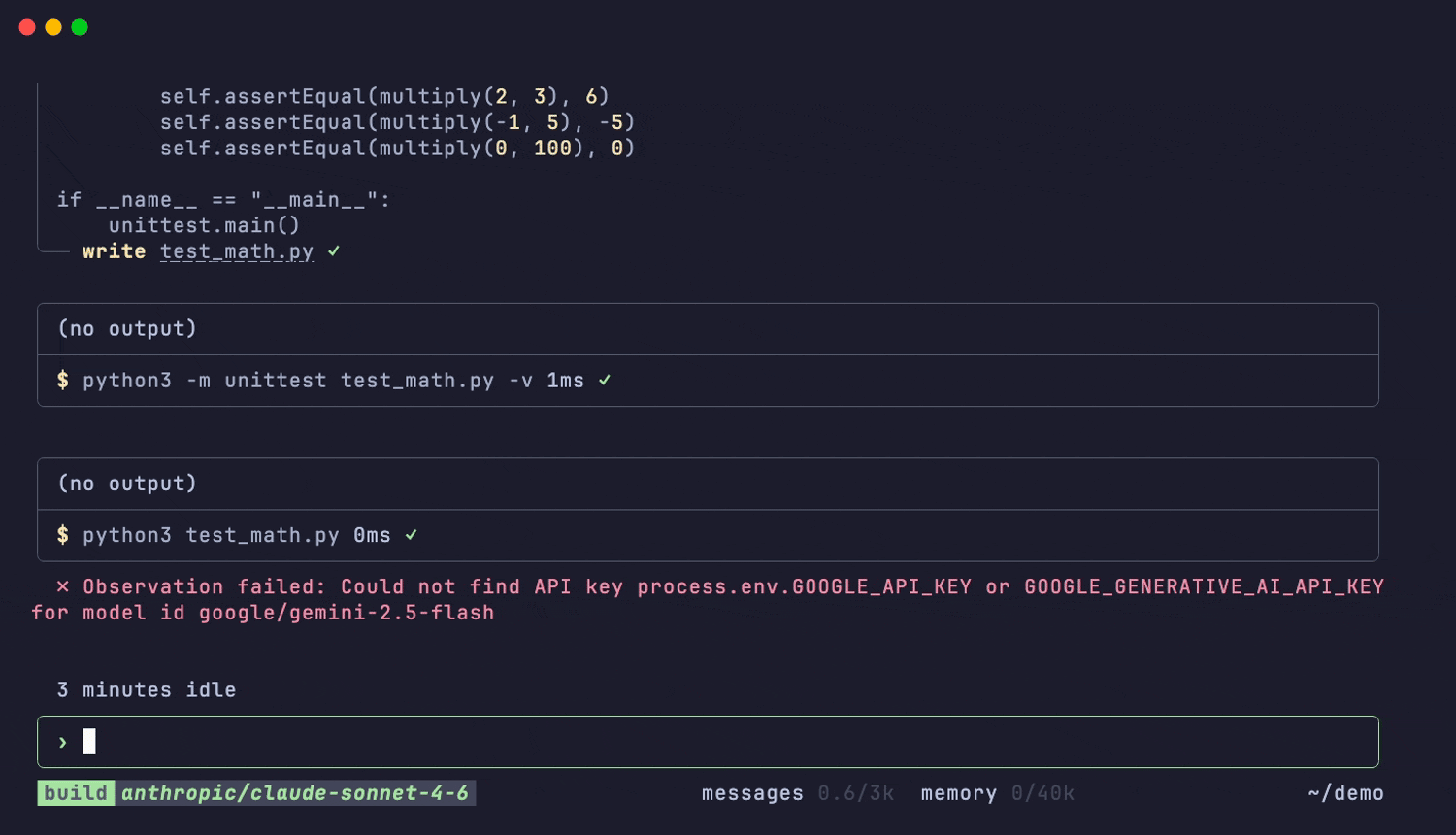 Switching between Mastra Code's built-in modes