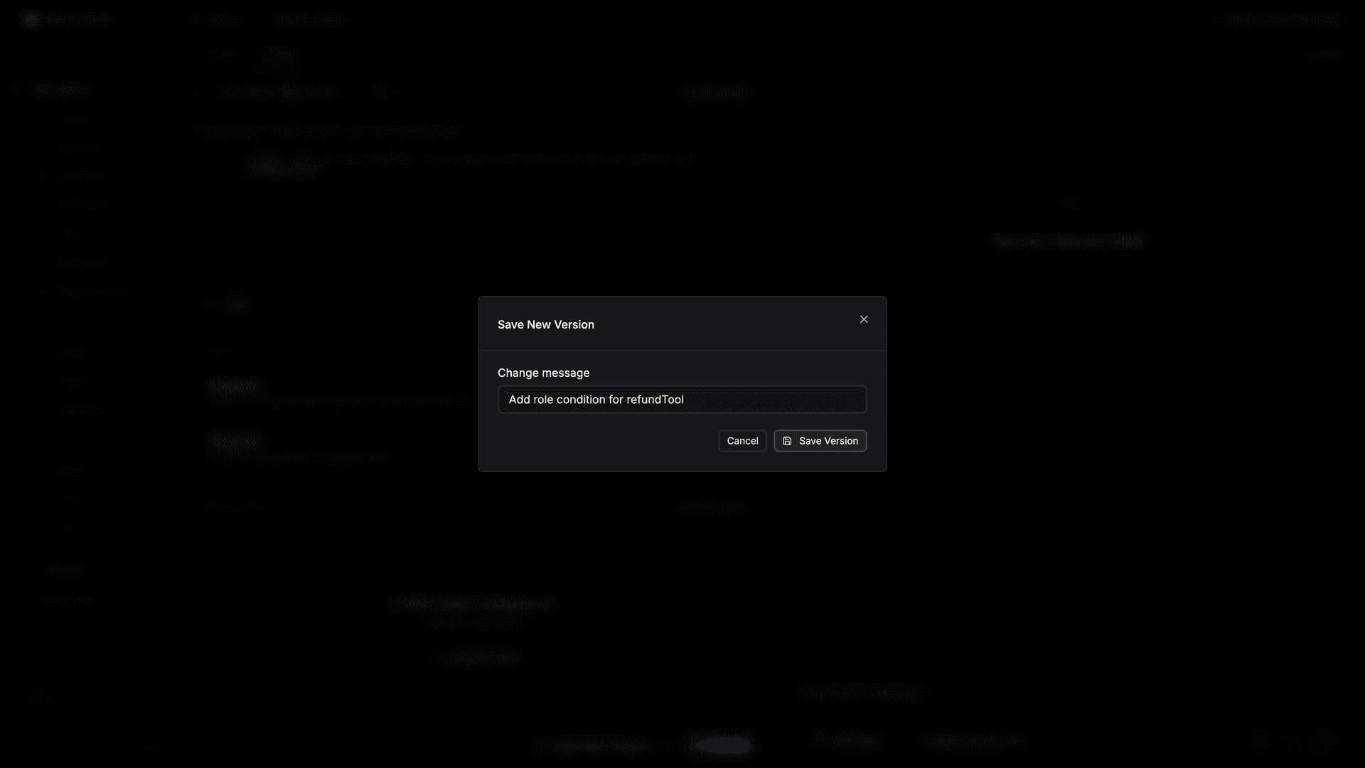 Studio Version Change Message