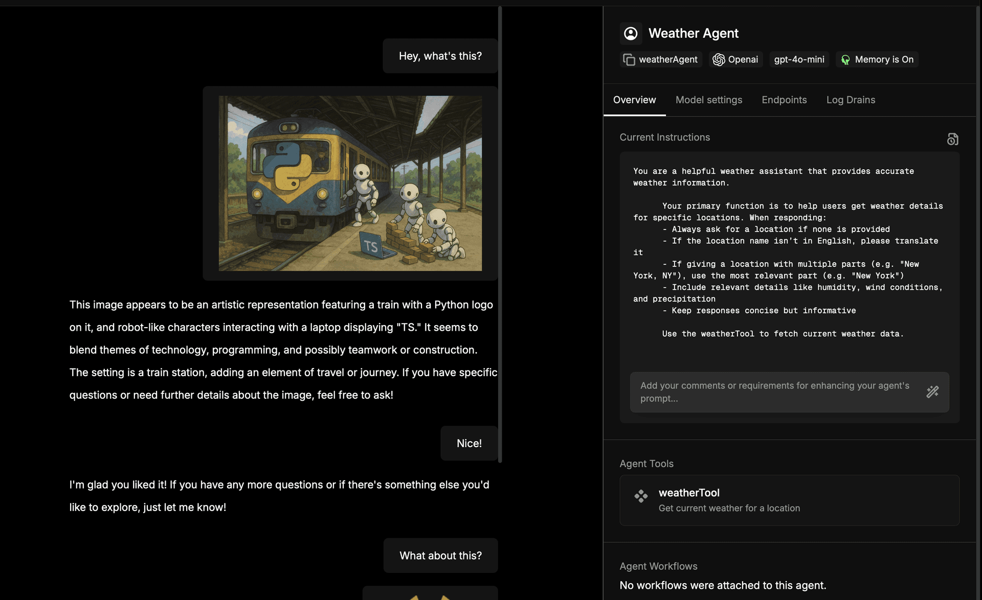 Memory image handling