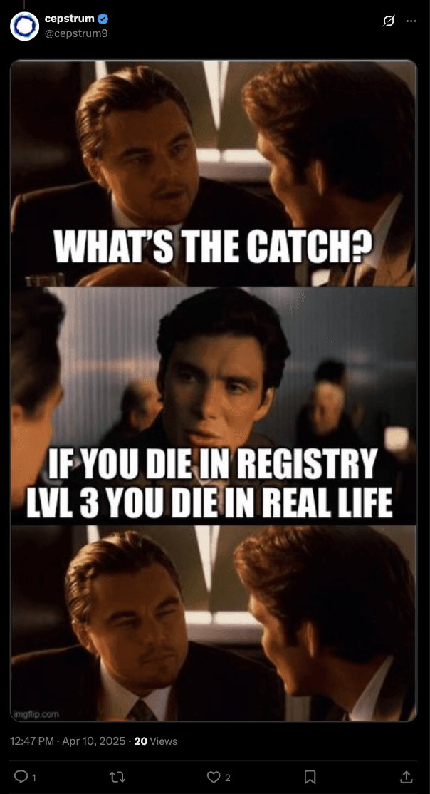 Registry Registry Meme