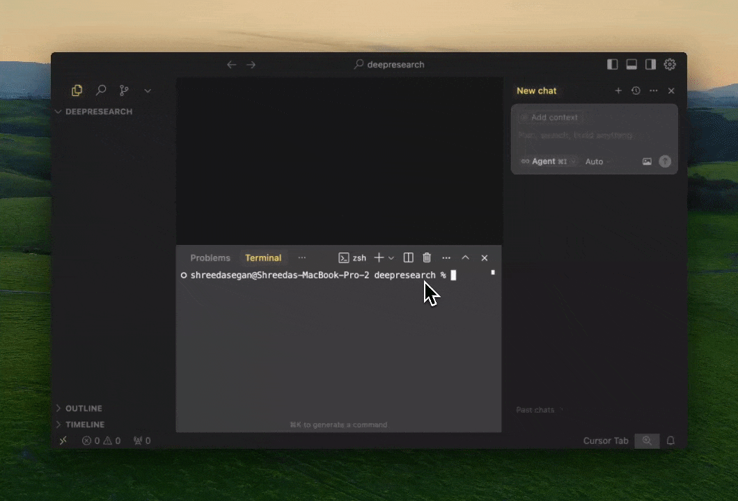 Deep Research template