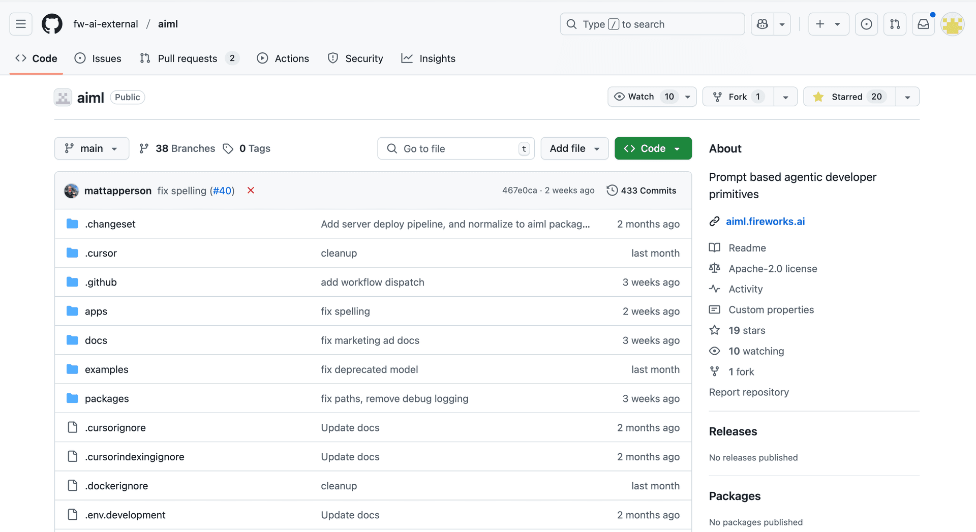 AIML code examples showing Simple control flow, Real-time streaming, and State & Context features