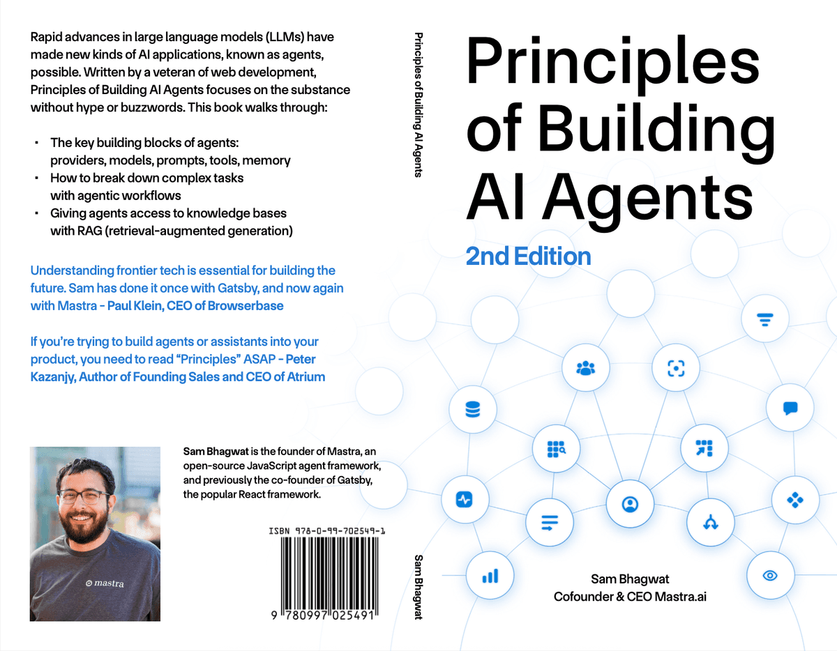 Principles of Building AI Agents v2 cover