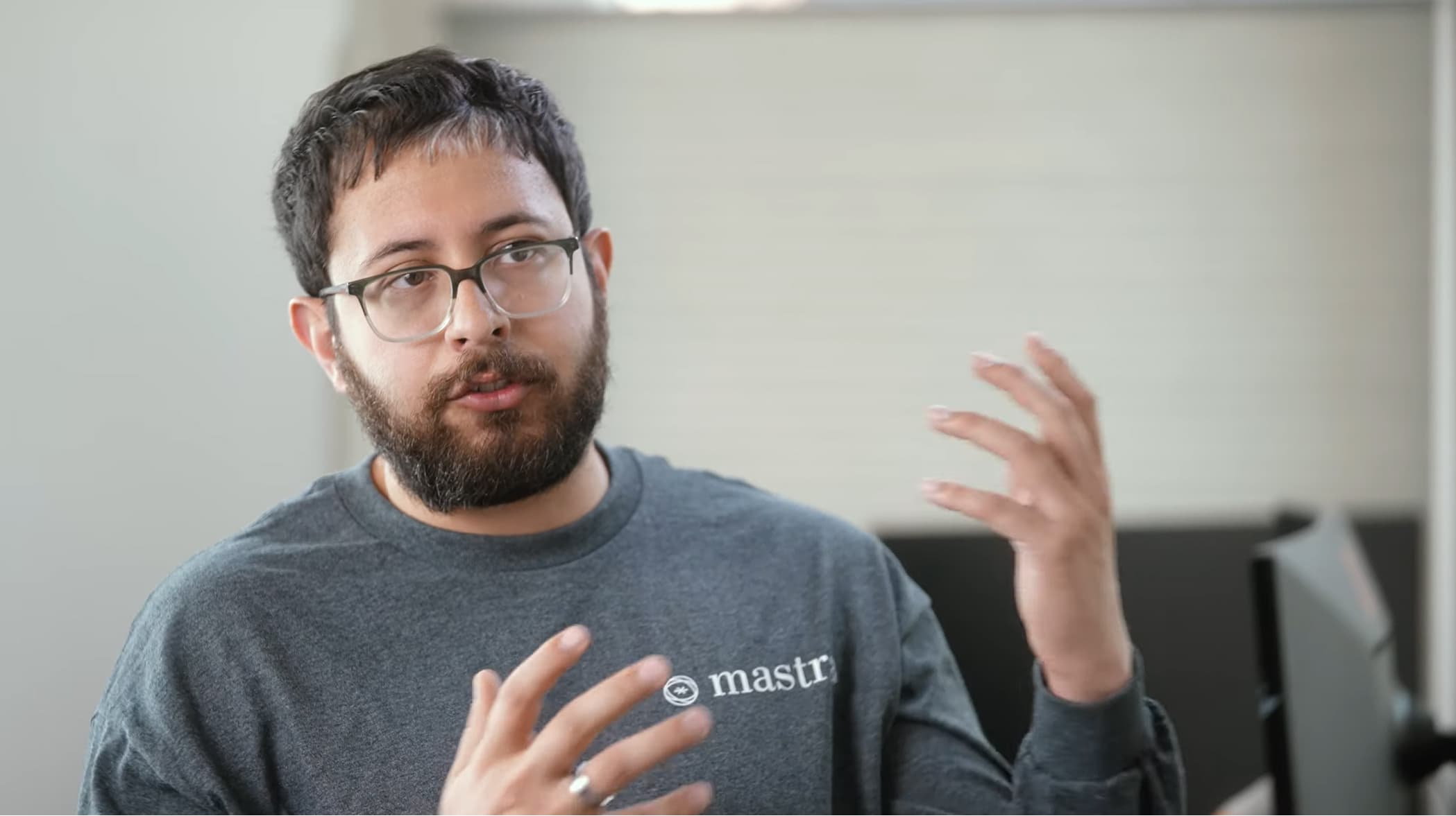 Sam Bhagwat introducing Principles of Building AI Agents.