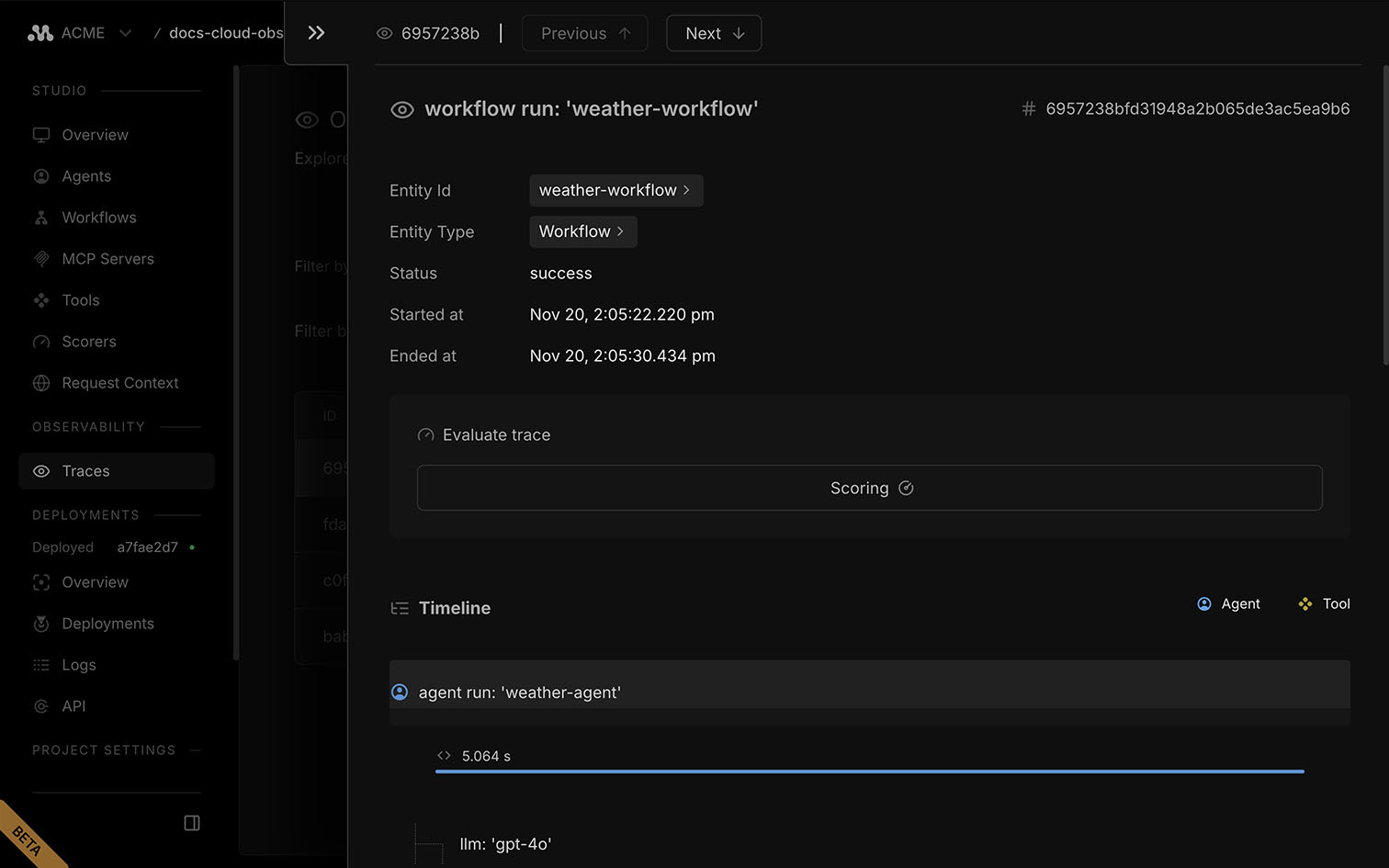 observability workflows